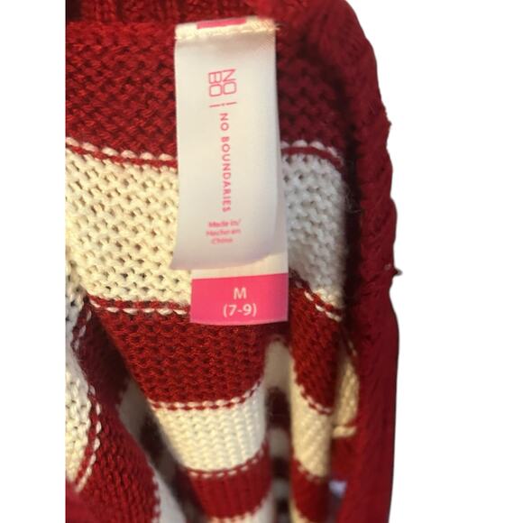 Ugly Christmas Sweater Cute Grumpy Cat In Santa Hat Nope Not Today Size M (7-9) - Picture 5 of 5